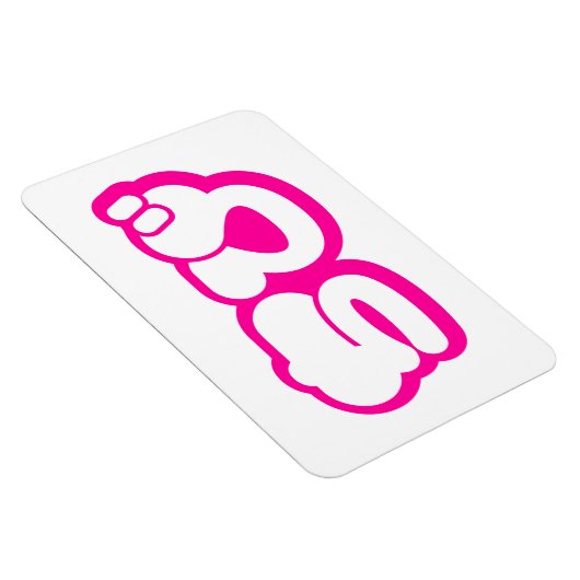 Magnet Flexible Chibi ち び japonais Nihongo Hiragana Script (Côté Droit)