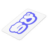 Magnet Flexible Chibi ち び japonais Nihongo Hiragana Script (Côté Gauche)