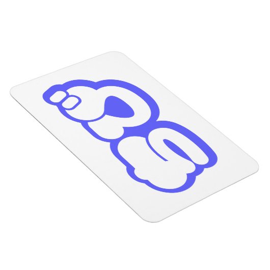 Magnet Flexible Chibi ち び japonais Nihongo Hiragana Script (Côté Droit)