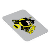 Magnet Flexible Chibi Batman Évolue La Ville (Côté Droit)