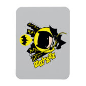 Magnet Flexible Chibi Batman Évolue La Ville (Vertical)