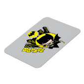 Magnet Flexible Chibi Batman Évolue La Ville (Côté Gauche)