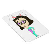 Magnet Flexible chibi bunnygirl (Côté Droit)