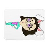 Magnet Flexible chibi bunnygirl (Horizontal)