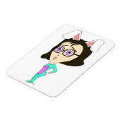 Magnet Flexible chibi bunnygirl (Côté Gauche)