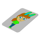 Magnet Flexible chibi bunnygirl (Côté Gauche)