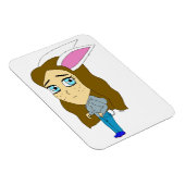 Magnet Flexible chibi bunnygirl (Côté Droit)