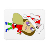 Magnet Flexible chibi bunnygirl (Horizontal)