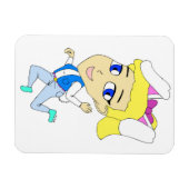 Magnet Flexible chibi bunnygirl (Horizontal)