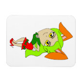 Magnet Flexible chibi bunnygirl (Horizontal)