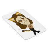 Magnet Flexible chibi catgirl (Côté Droit)