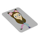 Magnet Flexible chibi catgirl (Côté Droit)