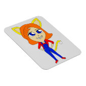 Magnet Flexible chibi catgirl (Côté Droit)