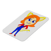 Magnet Flexible chibi catgirl (Côté Gauche)