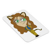 Magnet Flexible chibi catgirl (Côté Droit)