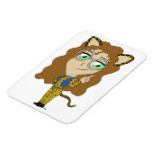 Magnet Flexible chibi catgirl (Côté Gauche)