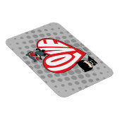 Magnet Flexible Chibi Catwoman rebondit sur Batman (Côté Droit)