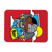 Magnet Flexible Chibi Cyborg S'Est Éteint ! (Horizontal)