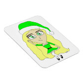 Magnet Flexible Chibi de Noël (Côté Droit)