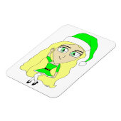Magnet Flexible Chibi de Noël (Côté Gauche)