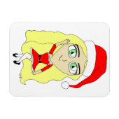 Magnet Flexible Chibi de Noël (Horizontal)
