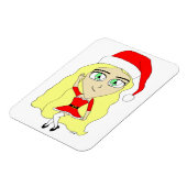 Magnet Flexible Chibi de Noël (Côté Gauche)