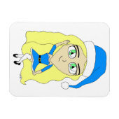Magnet Flexible Chibi de Noël (Horizontal)