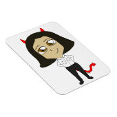 Magnet Flexible chibi fille diable (Côté Droit)