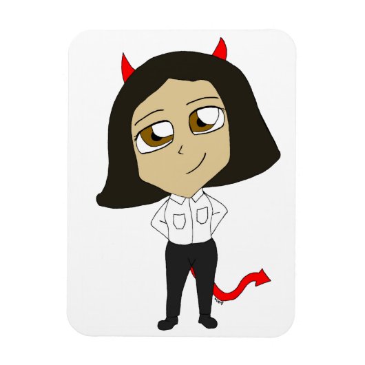 Magnet Flexible chibi fille diable (Vertical)