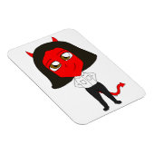 Magnet Flexible chibi fille diable (Côté Droit)