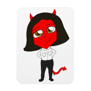 Magnet Flexible chibi fille diable