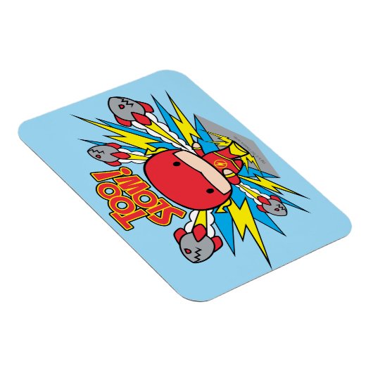 Magnet Flexible Chibi Flash Rockets (Côté Droit)