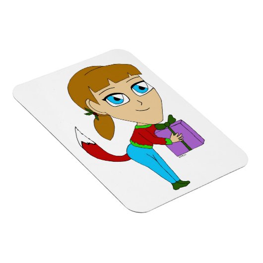 Magnet Flexible chibi foxy fille (Côté Droit)