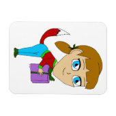 Magnet Flexible chibi foxy fille (Horizontal)