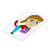 Magnet Flexible chibi foxy fille (Côté Gauche)