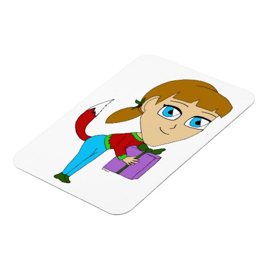 Magnet Flexible chibi foxy fille (Côté Gauche)