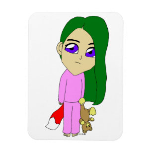 Magnet Flexible chibi foxy fille