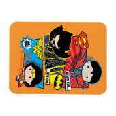 Magnet Flexible Chibi Héros Prêts À L'Action ! (Horizontal)