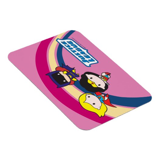 Magnet Flexible Chibi Justice League Rainbow (Côté Droit)