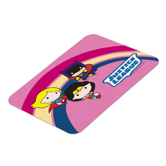 Magnet Flexible Chibi Justice League Rainbow (Côté Gauche)
