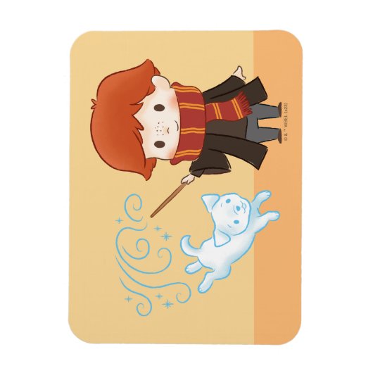 Magnet Flexible Chibi Ron Weasley Patronus (Vertical)