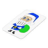 Magnet Flexible chibi Santa Claus (Côté Gauche)