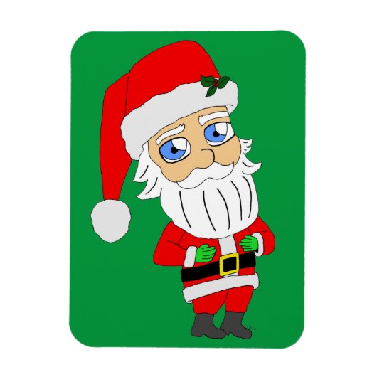 Magnet Flexible chibi santa claus (Vertical)