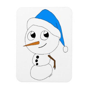 Magnet Flexible chibi snowman