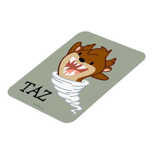 Magnet Flexible Chibi Tornado TAZ™ (Côté Gauche)