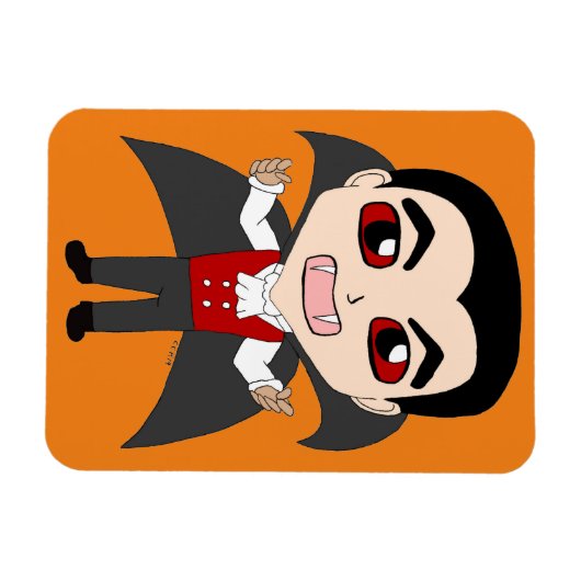 Magnet Flexible chibi vampire (Horizontal)