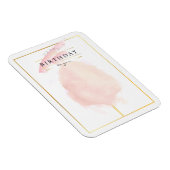 Magnet Flexible Chic Aquarelle Cotton Candy Anniversaire (Côté Droit)