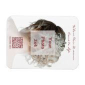 Magnet Flexible Chic coiffure nuptiale Réfrigérateur promotionnel (Horizontal)