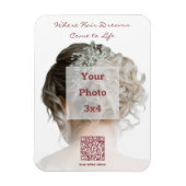 Magnet Flexible Chic coiffure nuptiale Réfrigérateur promotionnel (Vertical)