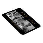 Magnet Flexible Chic Gold Script Enregistrer la date des invitatio (Côté Droit)